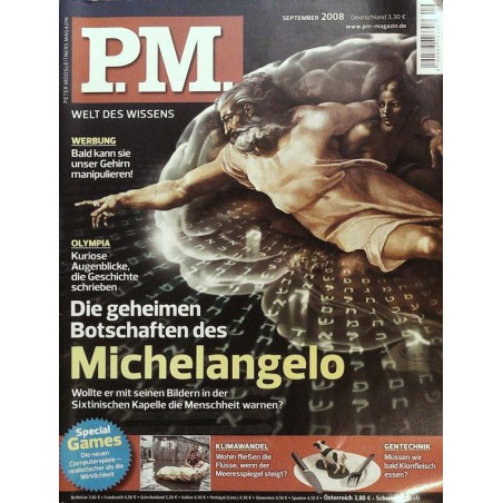 P.M. Ausgabe September 2008 - Botschaften des Michelangelo