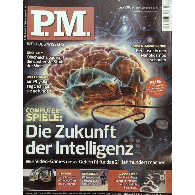 P.M. Ausgabe Juli 2009 - Die Zukunft der Intelligenz