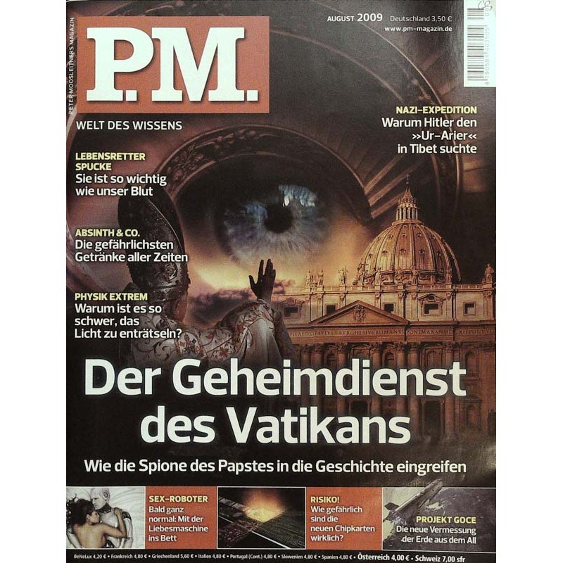 P.M. Ausgabe August 2009 - Der Geheimdienst des Vatikans