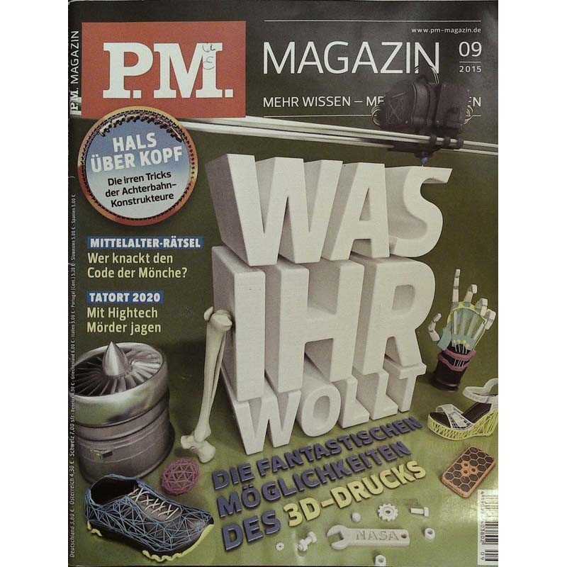 P.M. Ausgabe September 9/2015 - Was ihr wollt