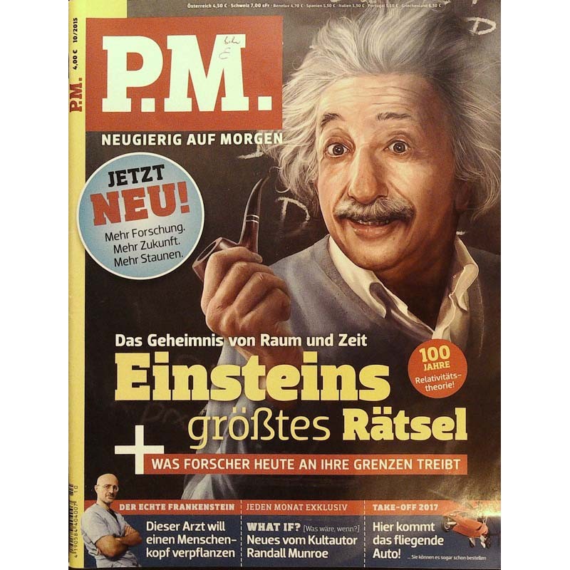 P.M. Ausgabe Oktober 10/2015 - Einsteins größtes Rätsel
