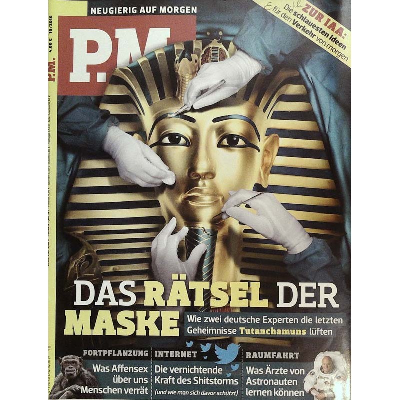 P.M. Ausgabe Oktober 10/2016 - Das Rätsel der Maske