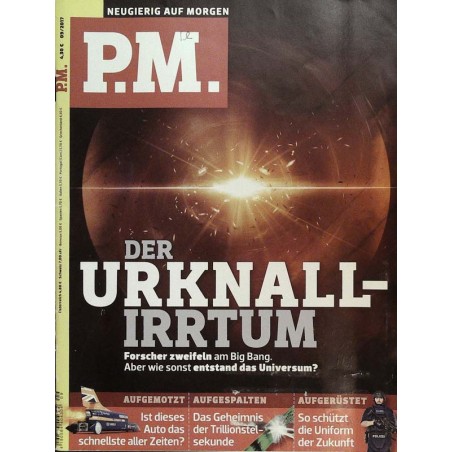 P.M. Ausgabe September 9/2017 - Der Urknall-Irrtum