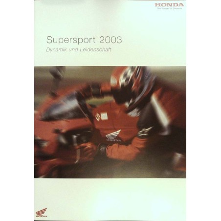 Honda Supersport Prospekt - 2003