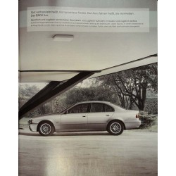 BMW 5er Limousine 520i bis 530d Prospekt - 2002 Heftinhalt 1