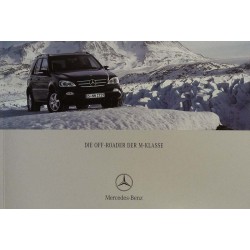 Mercedes-Benz M-Klasse Prospekt - 2001