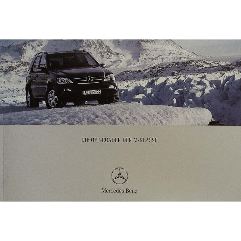 Mercedes-Benz M-Klasse Prospekt - 2001