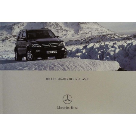 Mercedes-Benz M-Klasse Prospekt - 2001