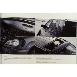 Mercedes-Benz M-Klasse Prospekt - 2001 Inhalt 2
