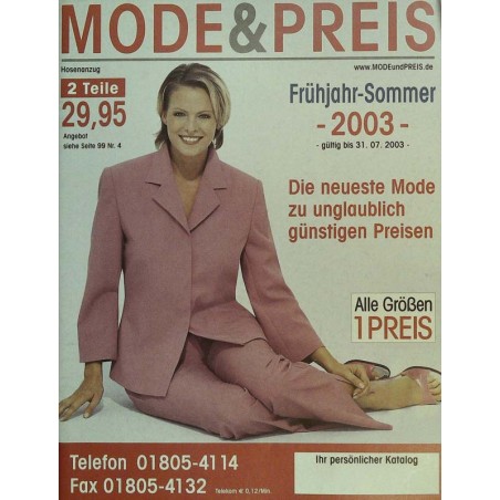 Mode & Preis Katalog - Frühjahr/Sommer 2003