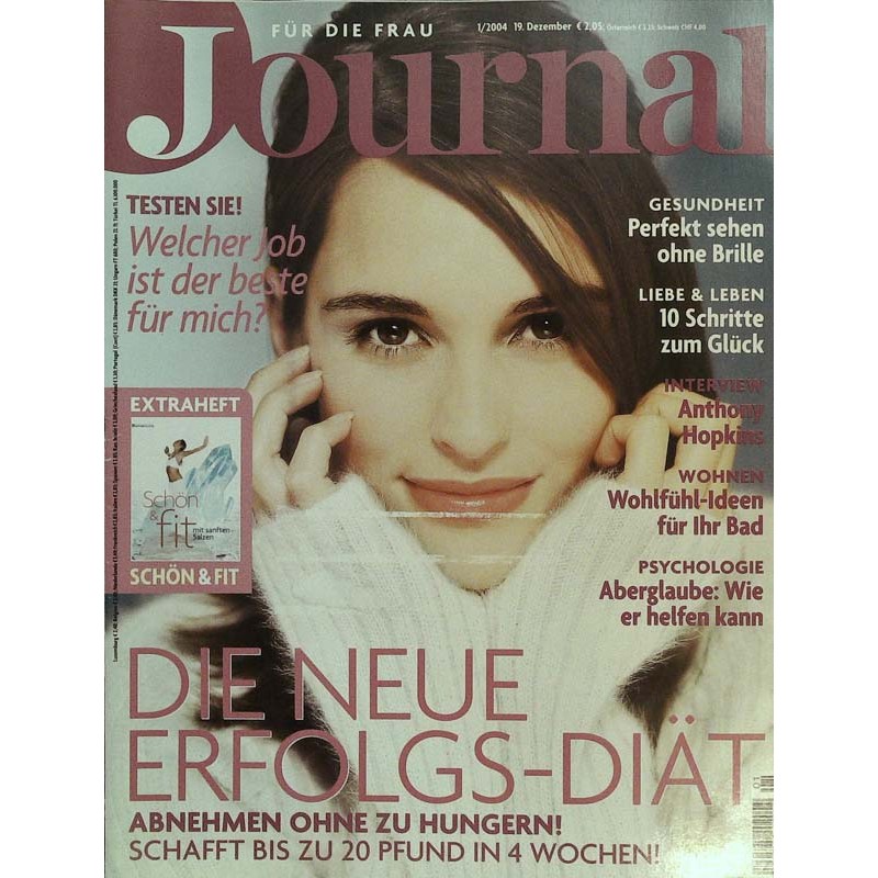 Journal Nr.1 / 19 Dezember 2004 - Die neue Erfolgs-Diät