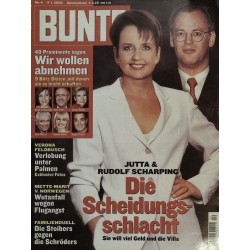 BUNTE Nr.4 / 17 Januar 2002 - Die Scheidungsschlacht