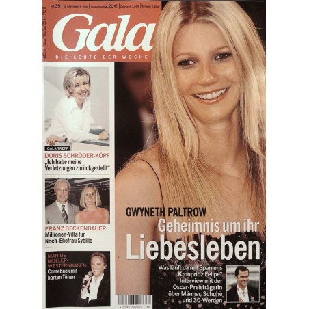 Gala Nr.39 / 19 September 2002 - Gwyneth Paltrow