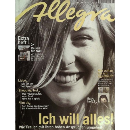 Allegra 5/Mai 2001 - Ich will alles!