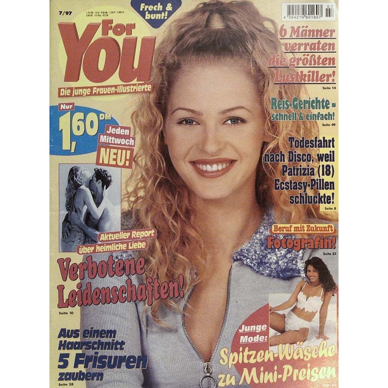 For You Nr.7 / 1997 - Verbotene Leidenschaften!