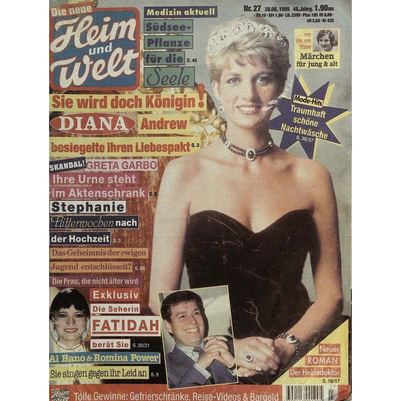 Heim und Welt Nr.27 / 28 Juni 1995 - Sie wird doch Königin! Diana