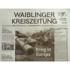 Waiblinger Kreiszeitung Freitag, 25 Februar 2022 - Krieg in Europa