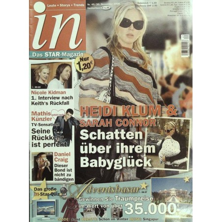in das Star-Magazin Nr.49 / 30 November 2006 - Heidi Klum & Sarah Connor