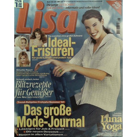 Lisa Heft Nr. 6 / 29 Januar 1997 - Das große Mode-Journal
