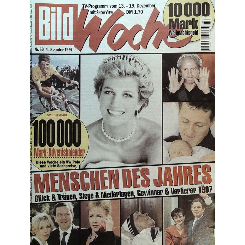 Bildwoche Nr.50 - 4 Dezember 1997 - Menschen des Jahres