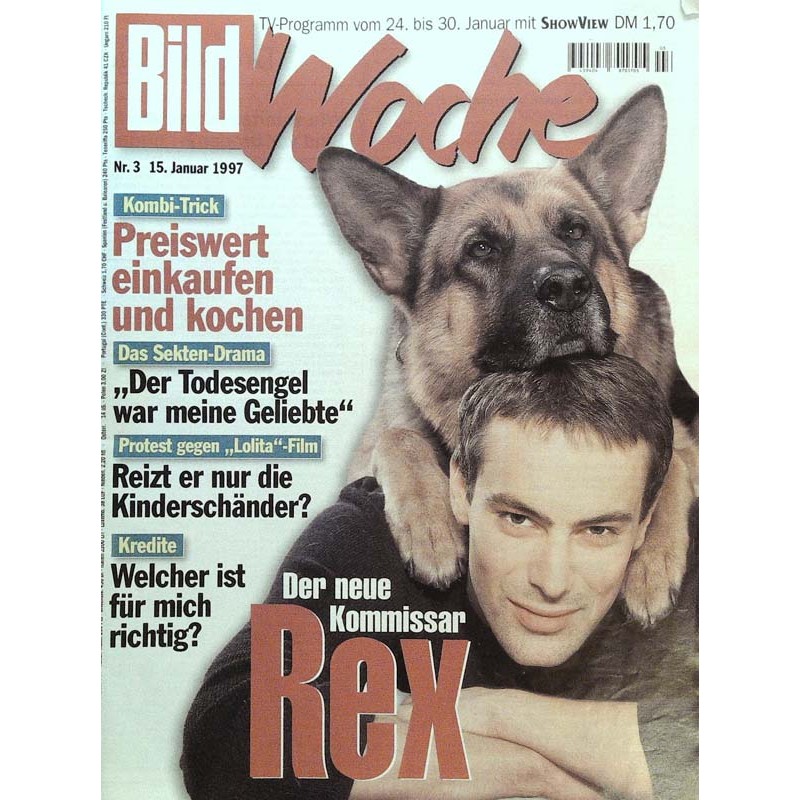 Bildwoche Nr.3 - 15 Januar 1997 - Der neue Kommissar Rex
