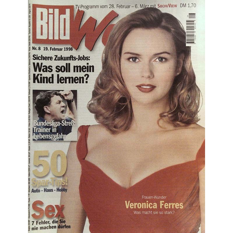 Bildwoche Nr.8 - 19 Februar 1998 - Veronica Ferres
