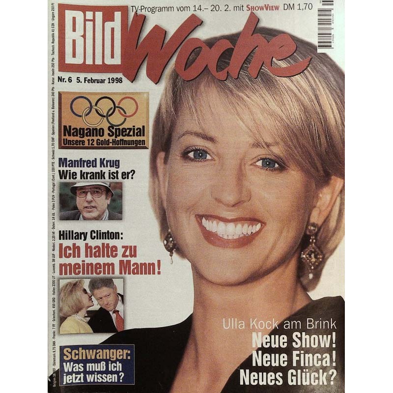 Bildwoche Nr.6 - 5 Februar 1998 - Ulla Kock am Brink