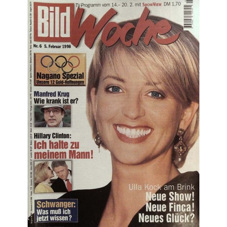 Bildwoche Nr.6 - 5 Februar 1998 - Ulla Kock am Brink