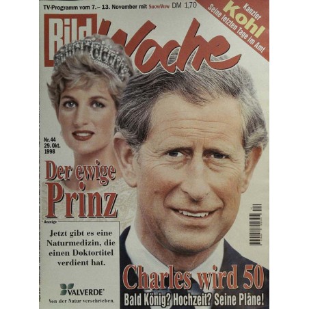 Bildwoche Nr.44 - 29 Oktober 1998 - Charles wird 50