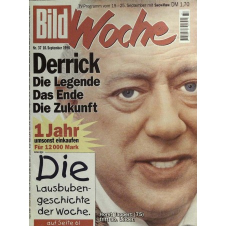 Bildwoche Nr.37 - 10 September 1998 - Derrick