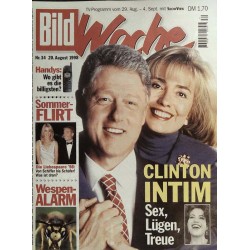 Bildwoche Nr.34 - 20 August 1998 - Clinton intim