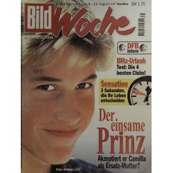 Bildwoche Nr.31 - 30 Juli 1998 - Der einsame Prinz