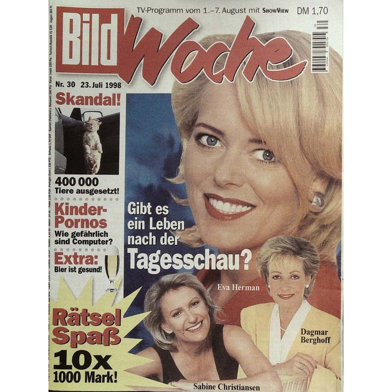 Bildwoche Nr.30 - 23 Juli 1998 - Eva Herman