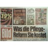 Bildzeitung Donnerstag, 1 Oktober 2026 - Kosten Pflege-Reform