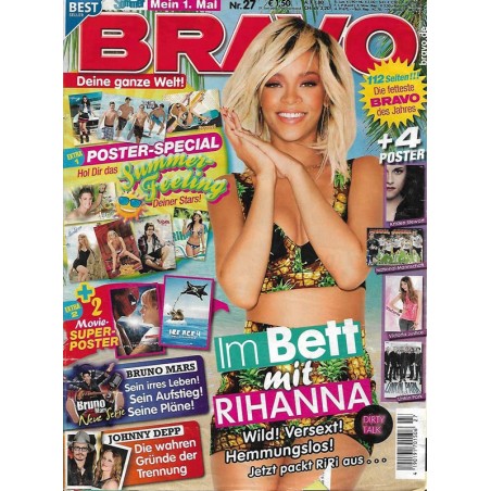 BRAVO Nr.27 / 27 Juni 2012 - Im Bett mit Rihanna