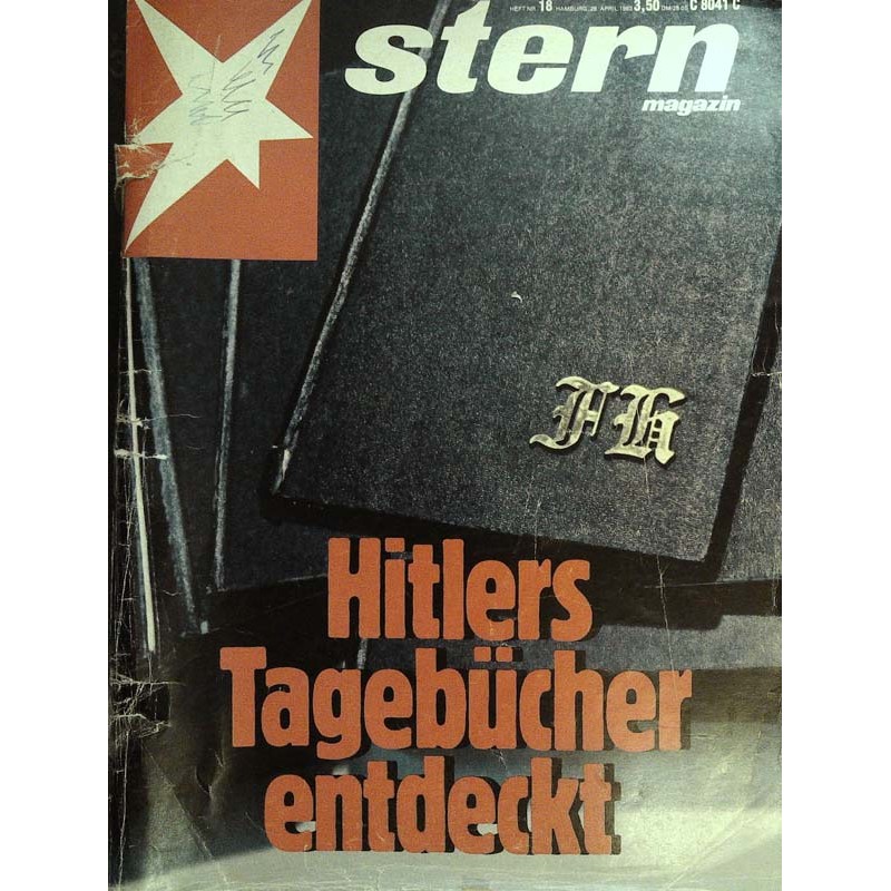 stern Heft Nr.18 / 28 April 1983 - Hitlers Tagebücher entdeckt