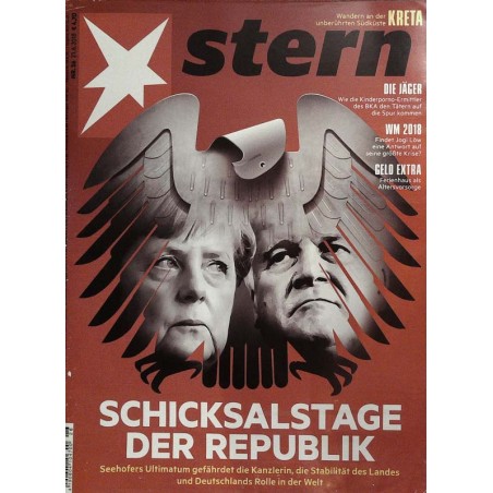 stern Heft Nr.26 / 21 Juni 2018 - Schicksalstage der Republik
