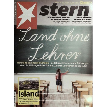 stern Heft Nr.37 / 6 September 2018 - Land ohne Lehrer