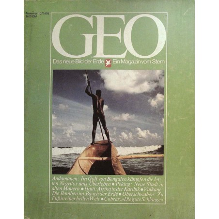Geo Nr. 10 / Oktober 1976 Erstausgabe - Ein Negrito