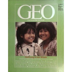 Geo Nr. 11 / November 1988 - Hoffnung in der Wüste