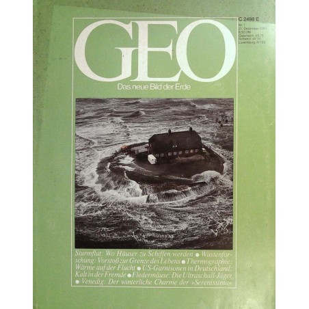Geo Nr. 1 / Januar 1982 - Sturmflut