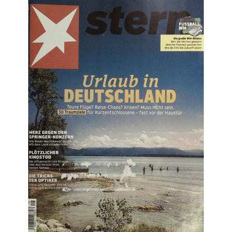 stern Heft Nr. 29 / 16 Juli 2026 - Urlaub in Deutschland