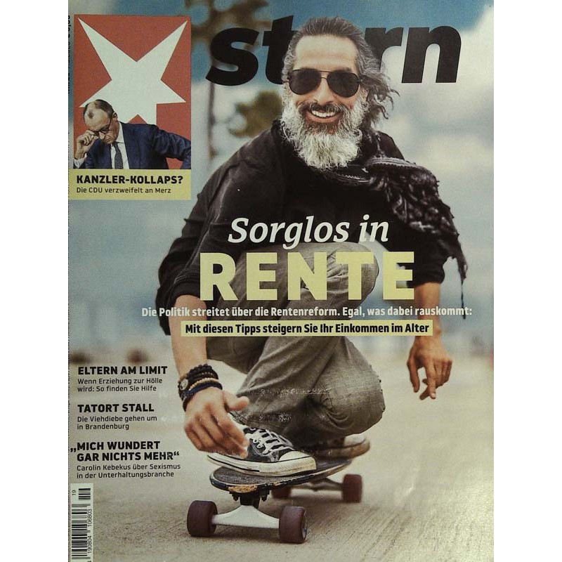 stern Heft Nr. 19 / 7 Mai 2026 - Sorglos in Rente!