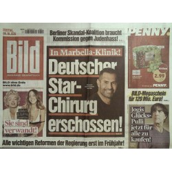 Bildzeitung Freitag, 9 Oktober 2026 - Alexander Aslani