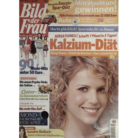 Bild der Frau Nr.14 / 2 April 2007 - Kalzium-Diät