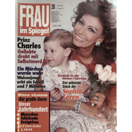 Frau im Spiegel Nr. 28 / 3 Juli 1997 - Sophia Loren
