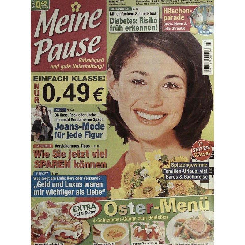 Meine Pause Nr.3 / März 2007 - Oster Menü