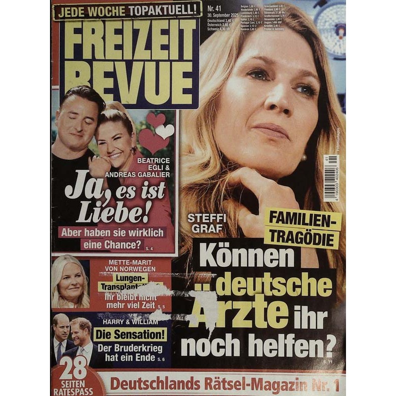 Freizeit Revue Nr.41 / 30 September 2025 - Steffi Graf