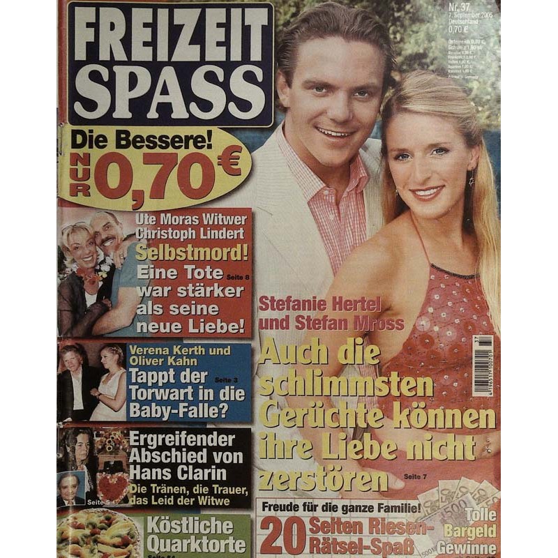 Freizeit Spass Nr.37 / 7 September 2005 - Hertel und Mross