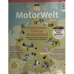 ADAC Motorwelt Nr. 1 Herbst 2025 - Entspannte Orte in Deutschland